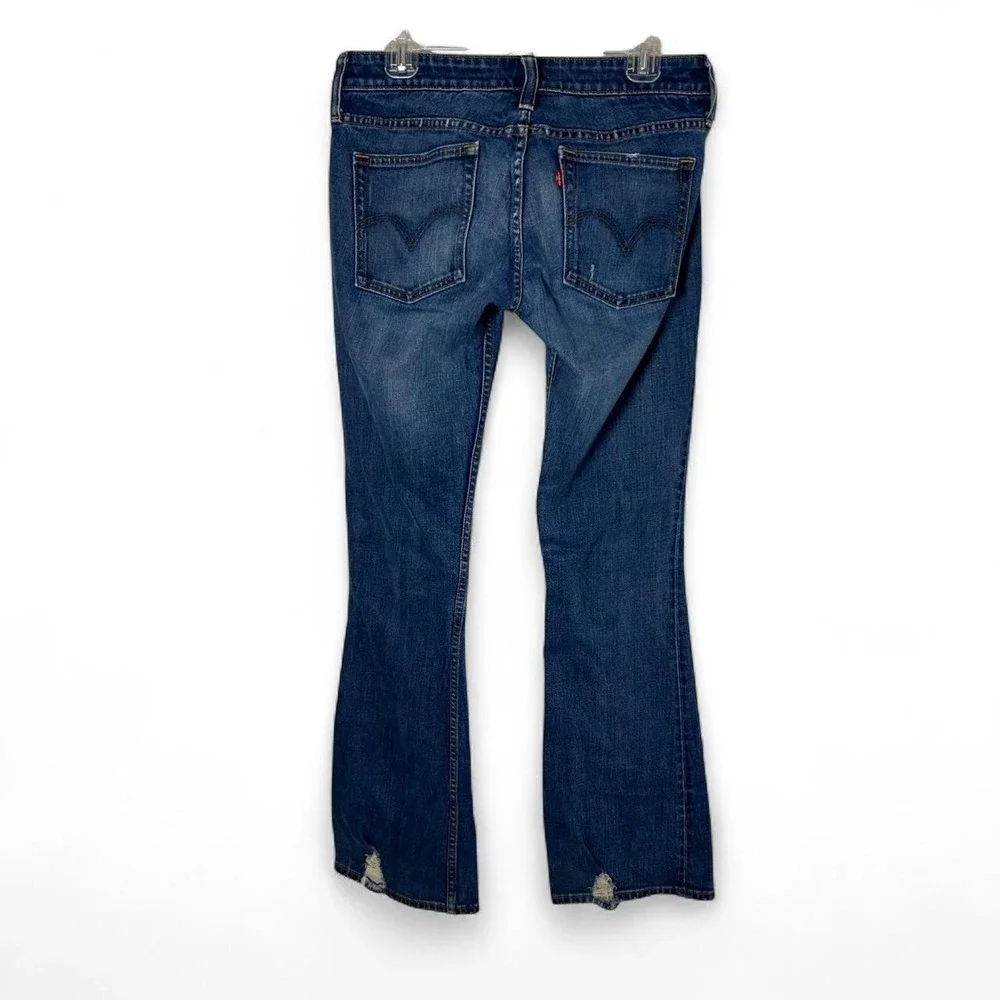 VTG Levis Premium Two Low Jeans Womens 31L  Button Fly Bootcut Western
